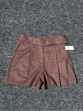 Express linen blend shorts